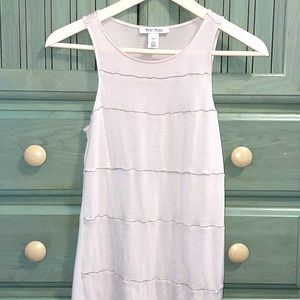 White House Black Market Shiny Beaded Cami Tank Top XXS